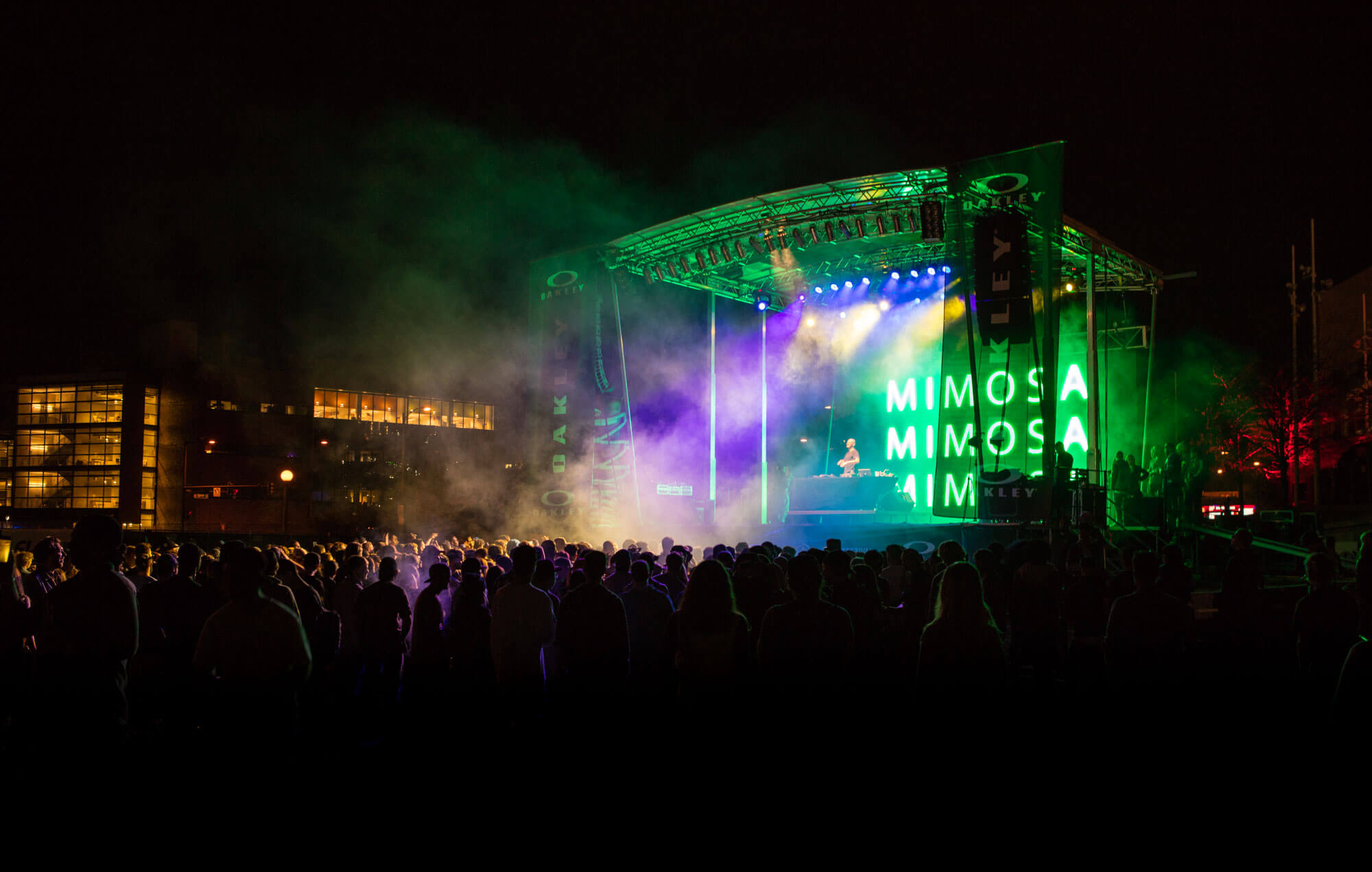 ski & snowboard festivals 2017 Snowboard on the Block Festival 2016 Music Crowd