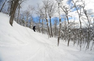 Getting the goods at Mt Bohemia - Photo Taken By - ChevrierDesigns.com