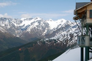 Photo Taken by Bryan Dearth - Tram station at Alyeska Resort near Girdwood, Alaska - May 28, 2011