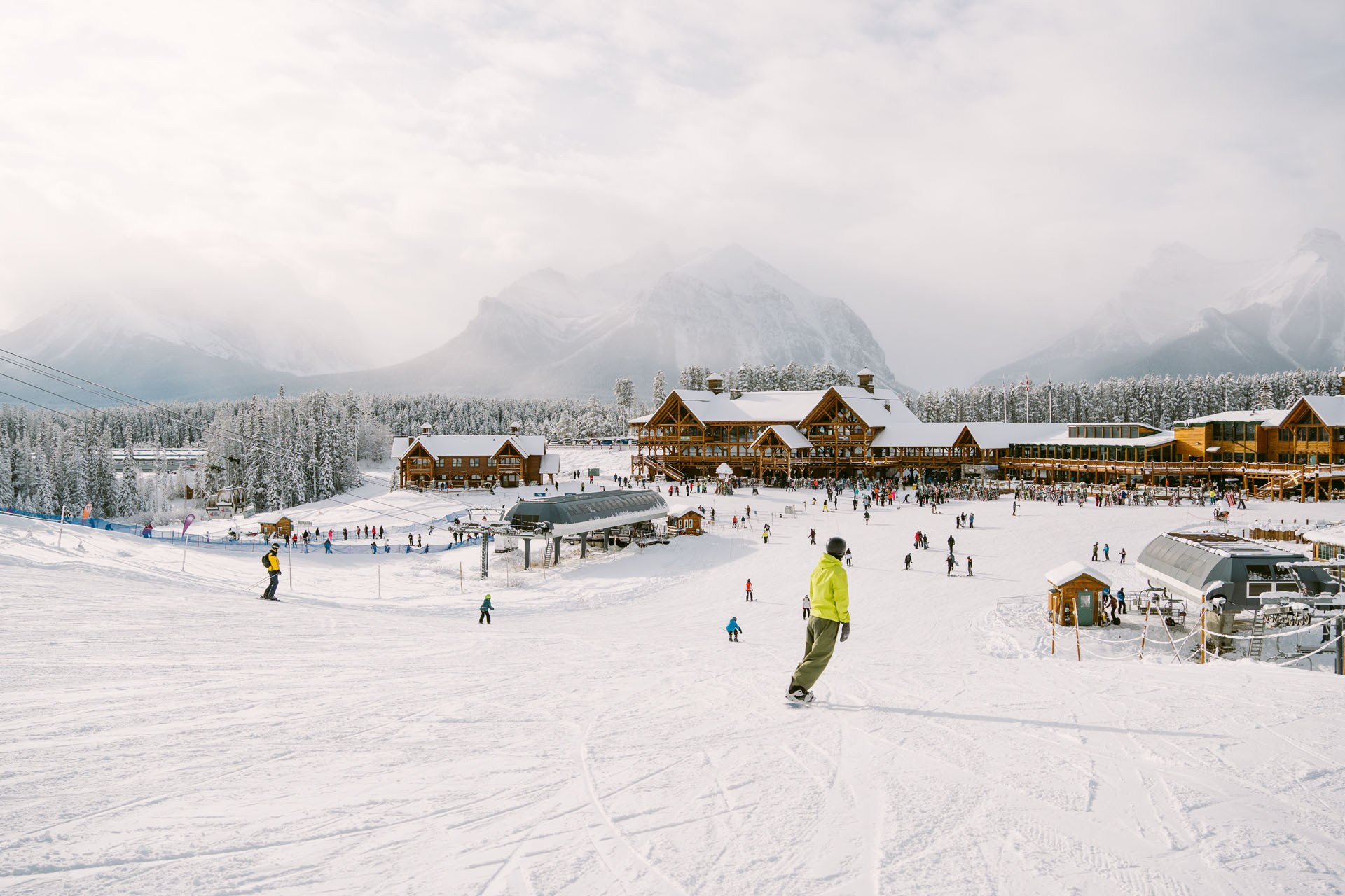 early season skiing at Lake Louise