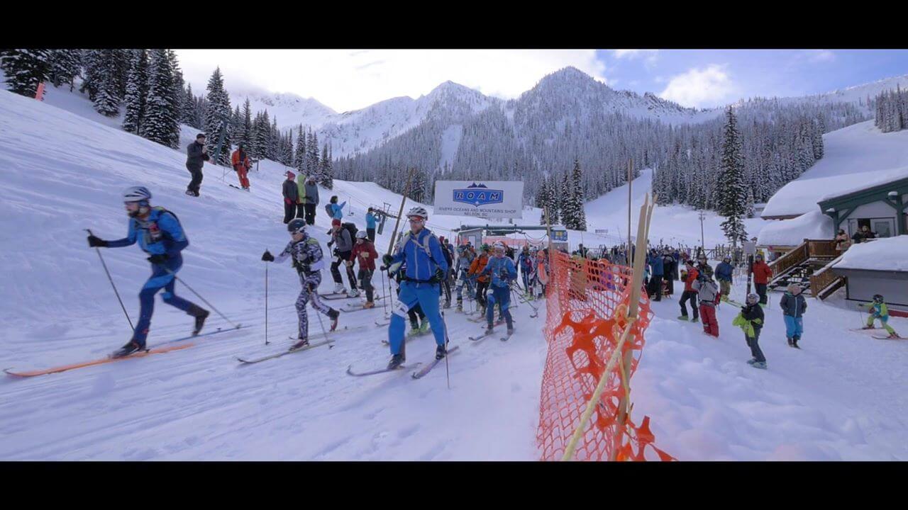 Best backcountry festival is Coldsmoke Powder Festival start of ROAM race at Whitewater Ski Resort near Nelson British Columbia Canada