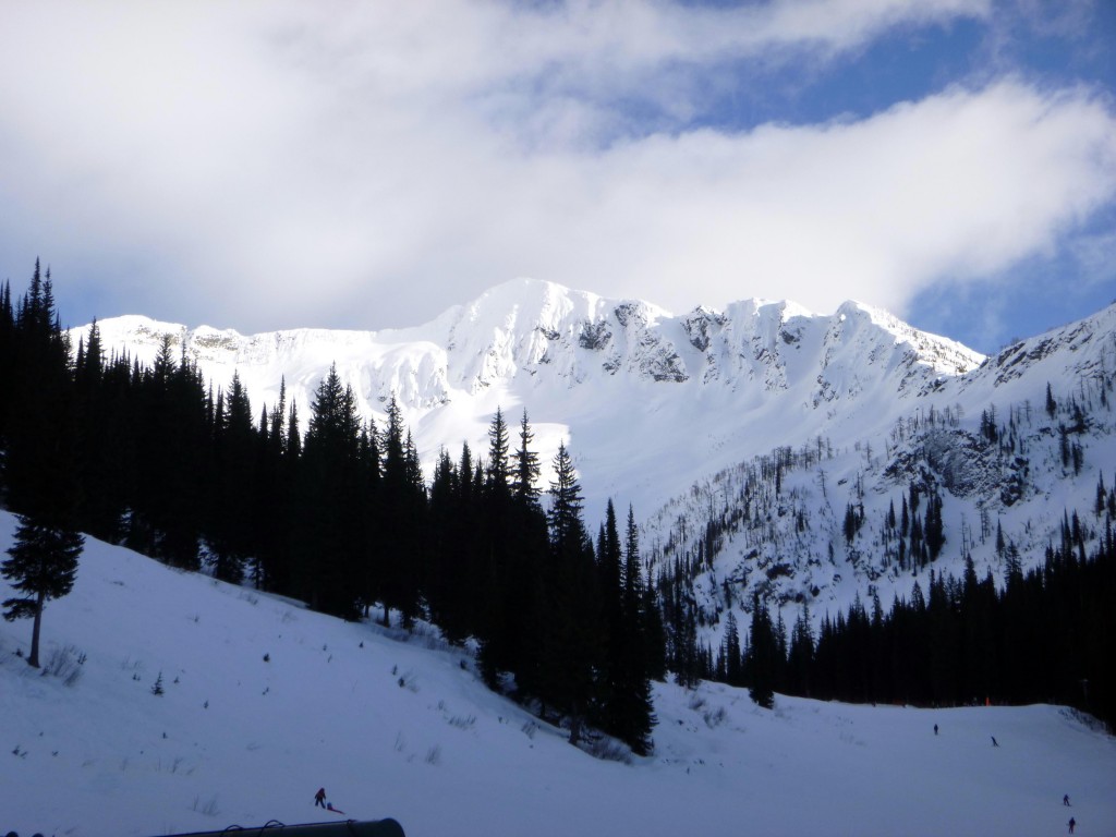 Mt Ymir at Whitewater Ski Resort - perfect terrain for a slopestyle competition