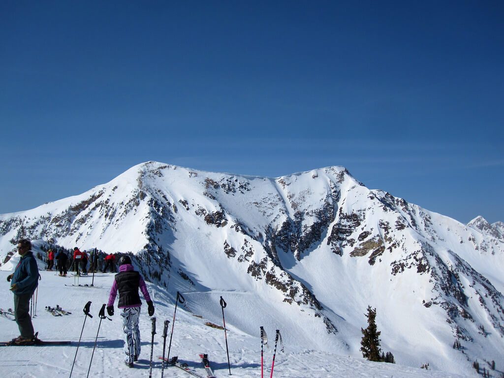 February is the best time to go skiing in the Wasatch