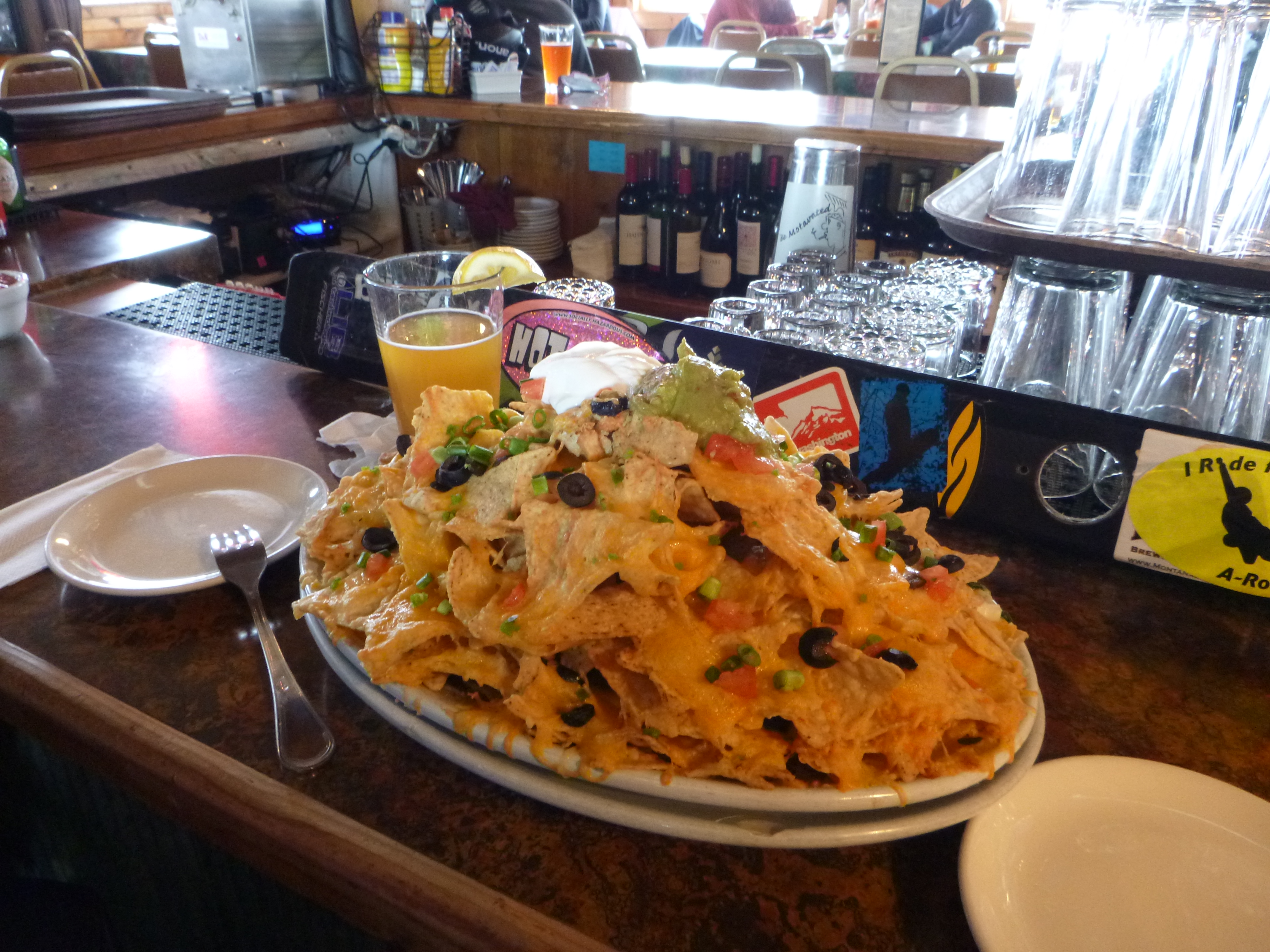 Hellroaring Saloon Full Order Nachos Whitefish