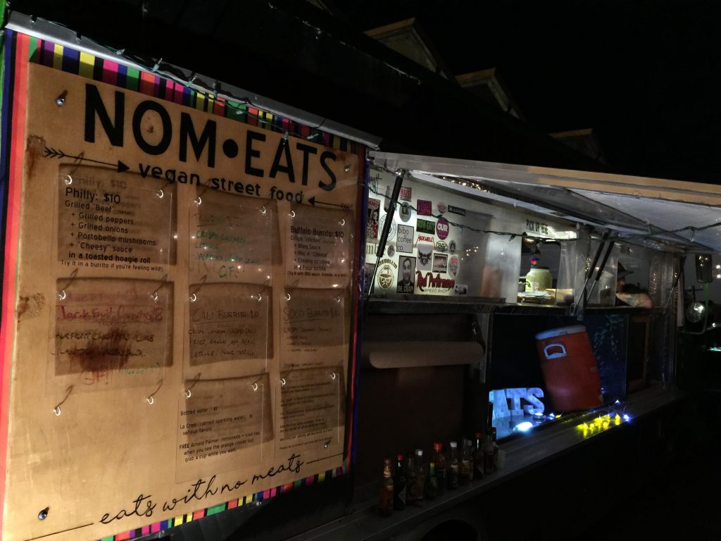 Nom Eats Food Cart at the Level 1 Premiere
