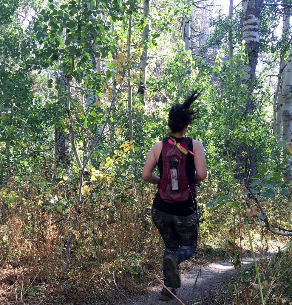 Once you learn how to start trail running you'll be able to run through Aspens like these on a warm fall day