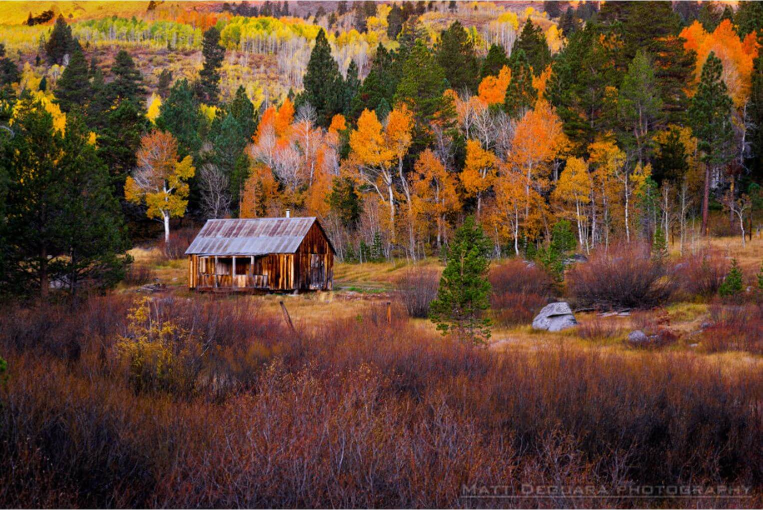 Fall South Lake Tahoe Hope Valley California