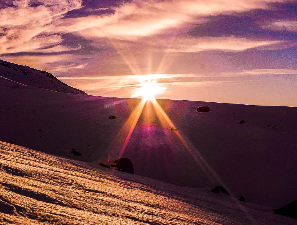 Sunrise over Mt. Shasta Image taken by: Zack Holm