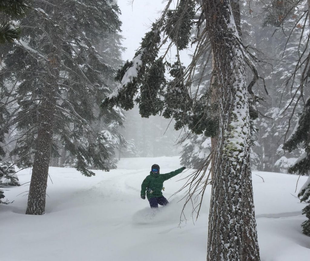 Skiing On Christmas Day