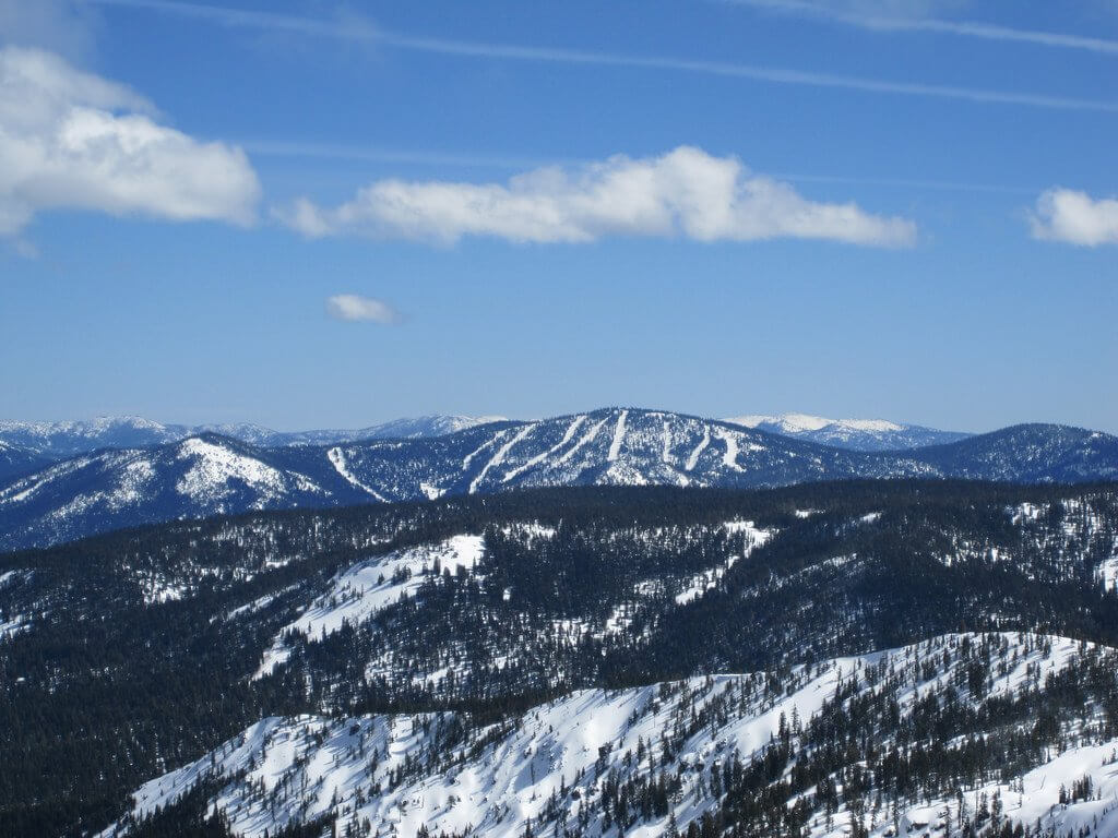 Northstar Ski Resort from a distance America's best ski resorts by train 