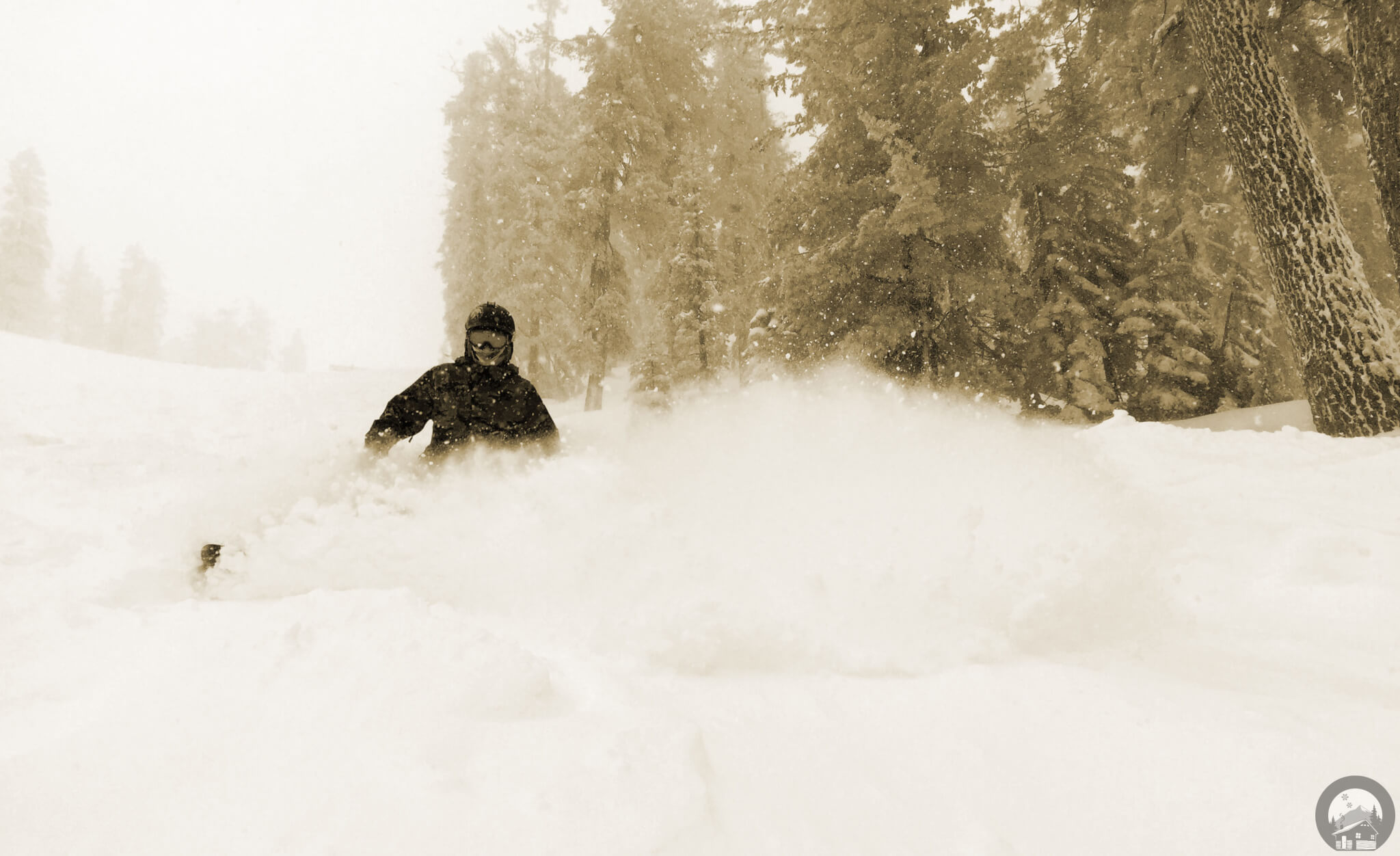 Powder Day at Heavenly Ski Resort Lake Tahoe