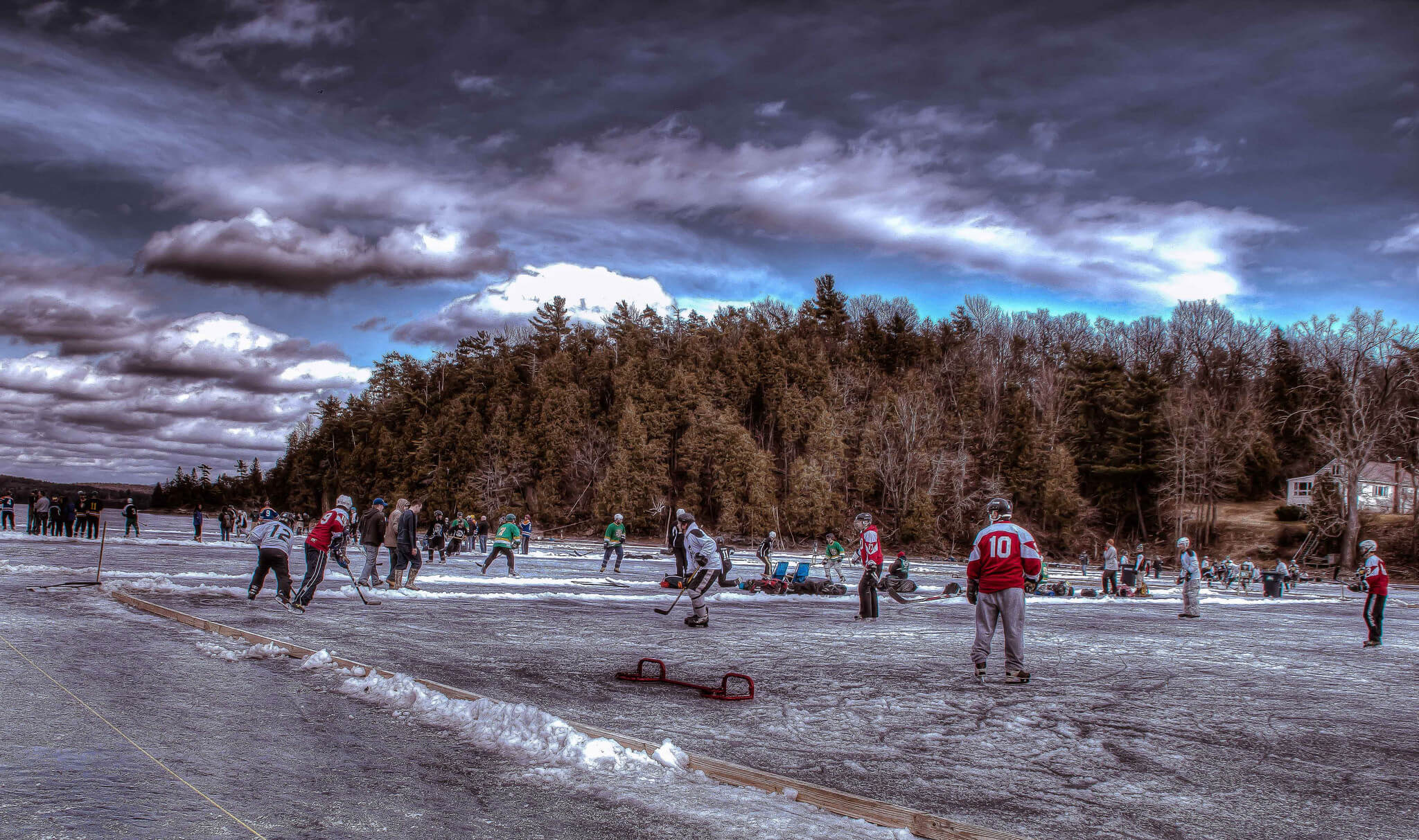 Colchester Vermont Lake Champlain Pond Hockey Classic