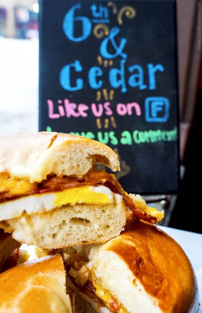 Wallace Idaho 6th & Cedar Espresso Bar Breakfast Sandwich