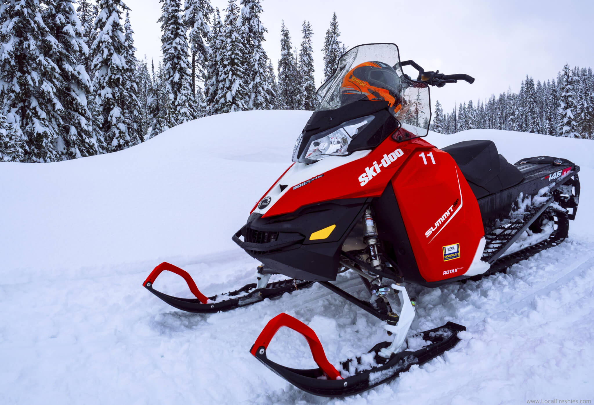 McCall Idaho Brundage Burgdorf Hot Springs Snowmobile Ski-doo Summit