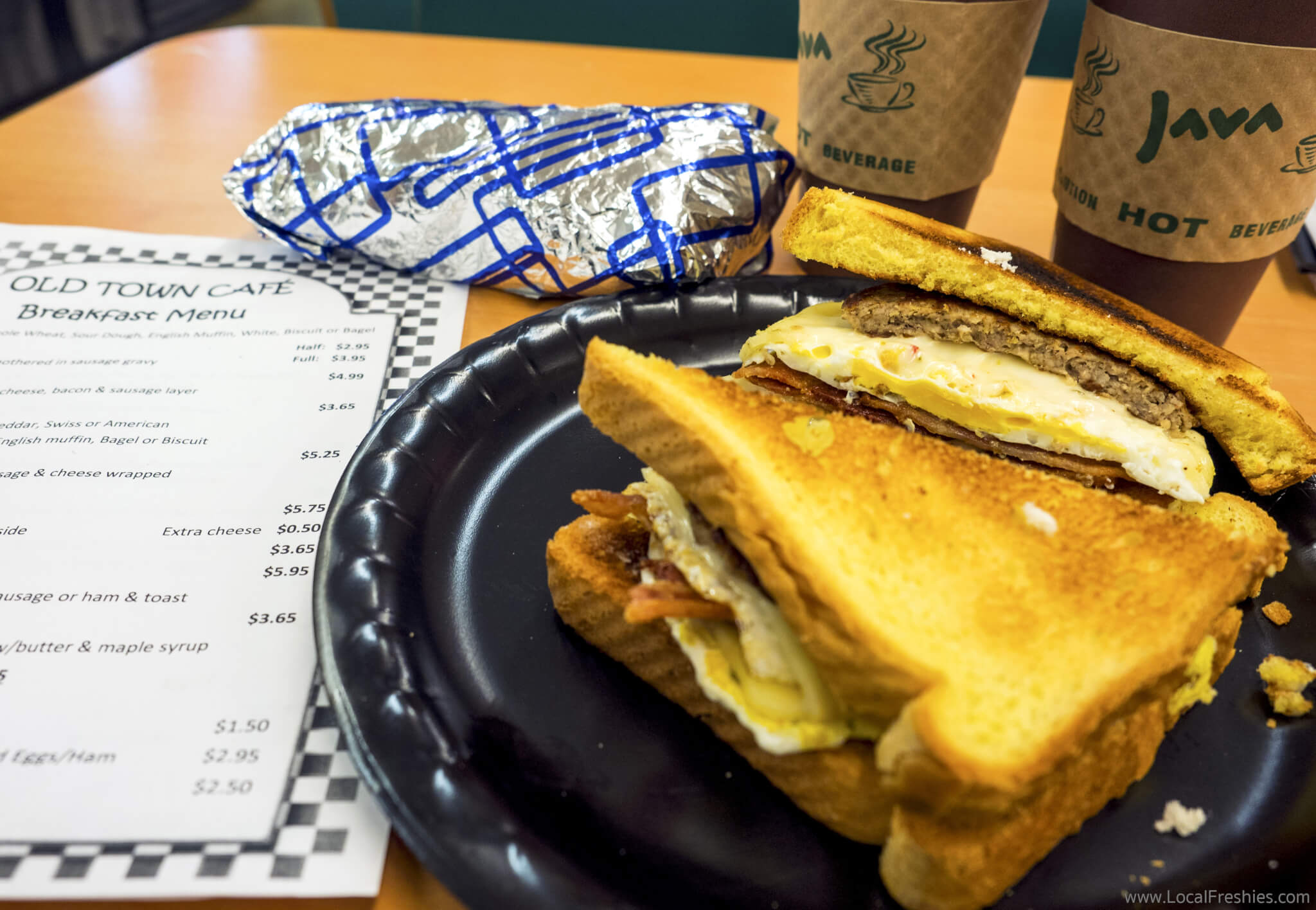 Brundage McCall Old Town Cafe Gas Station Moose Toast