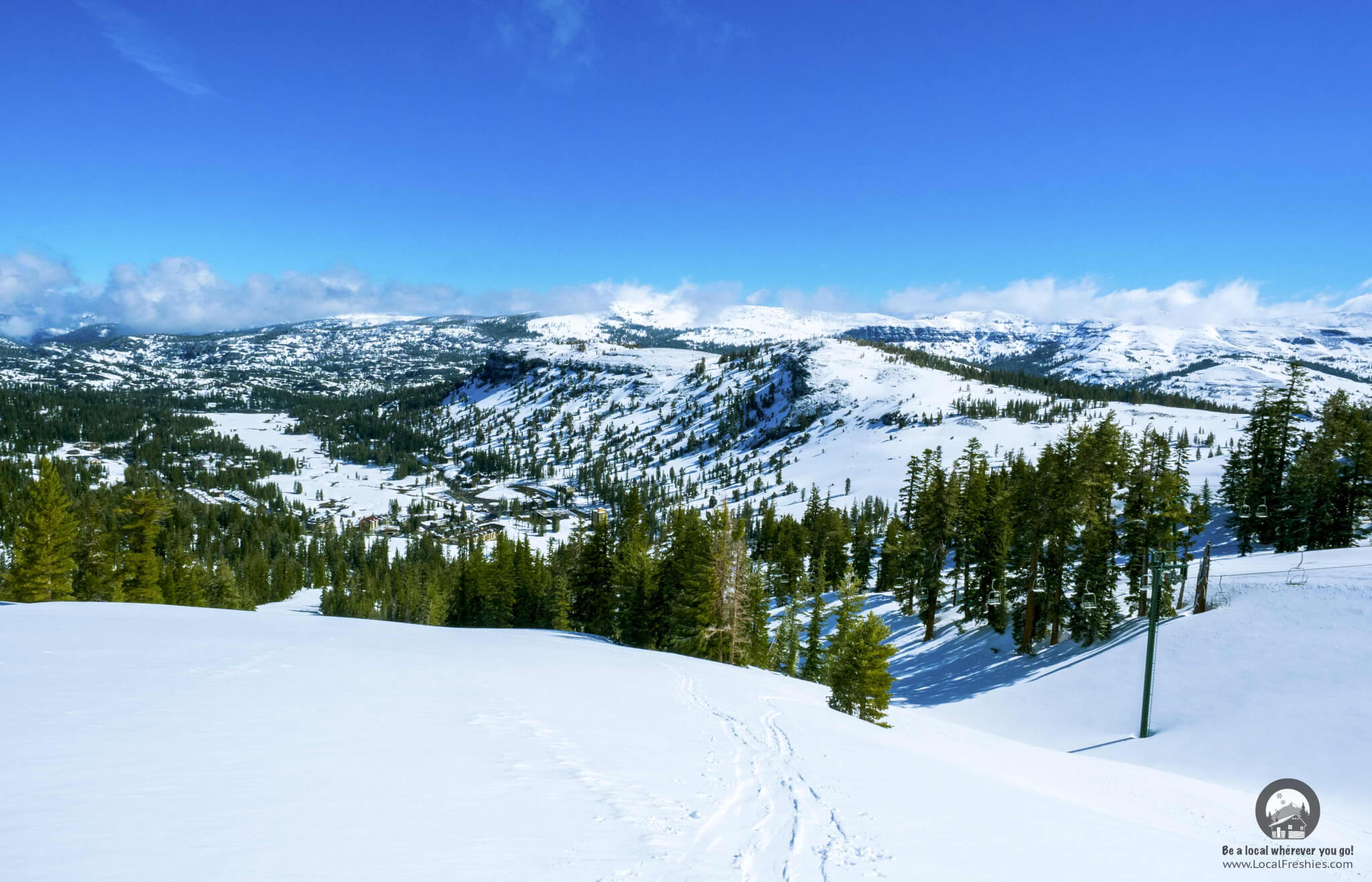 Lake Tahoe Carson Pass Powder day in May