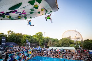Psicobloc Open with pool below at Montreal