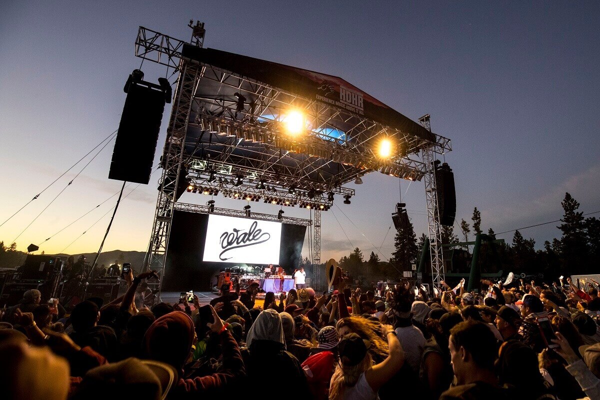 Big Bear Mountain Resort Hot Dowgs & Handrails California So Cal Music show