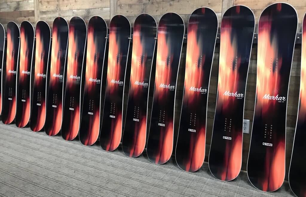 Marhar Snowboards made in the US 2017 Granville Michigan snowboard manufacturer