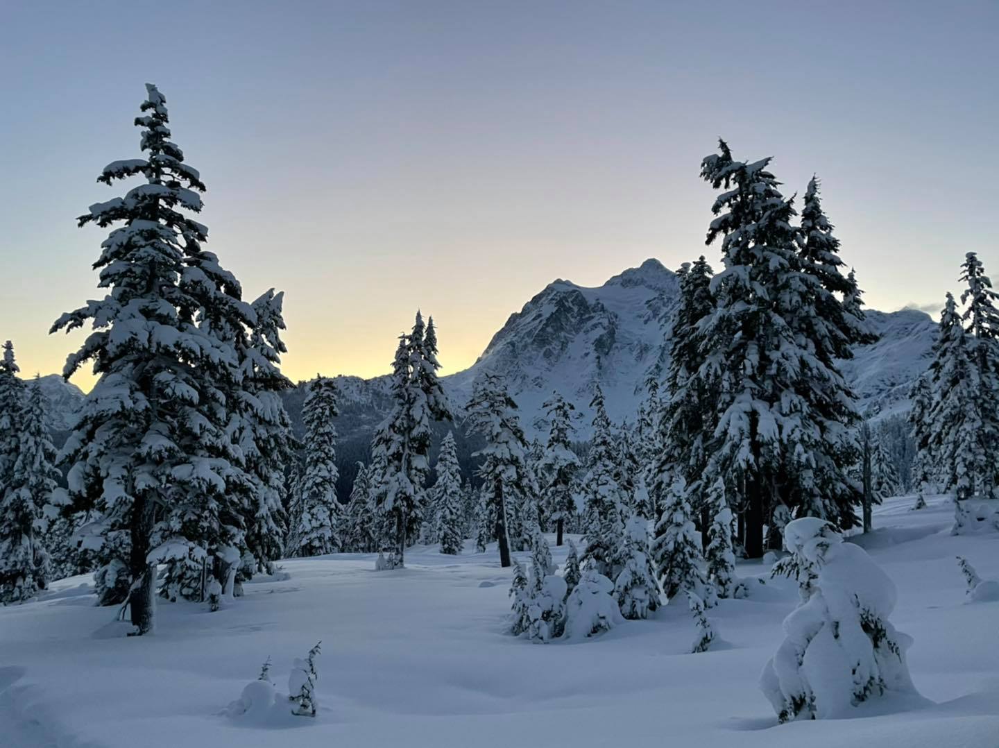 Opening day at Mt Baker Ski Area for 2020 - 2021 ski season