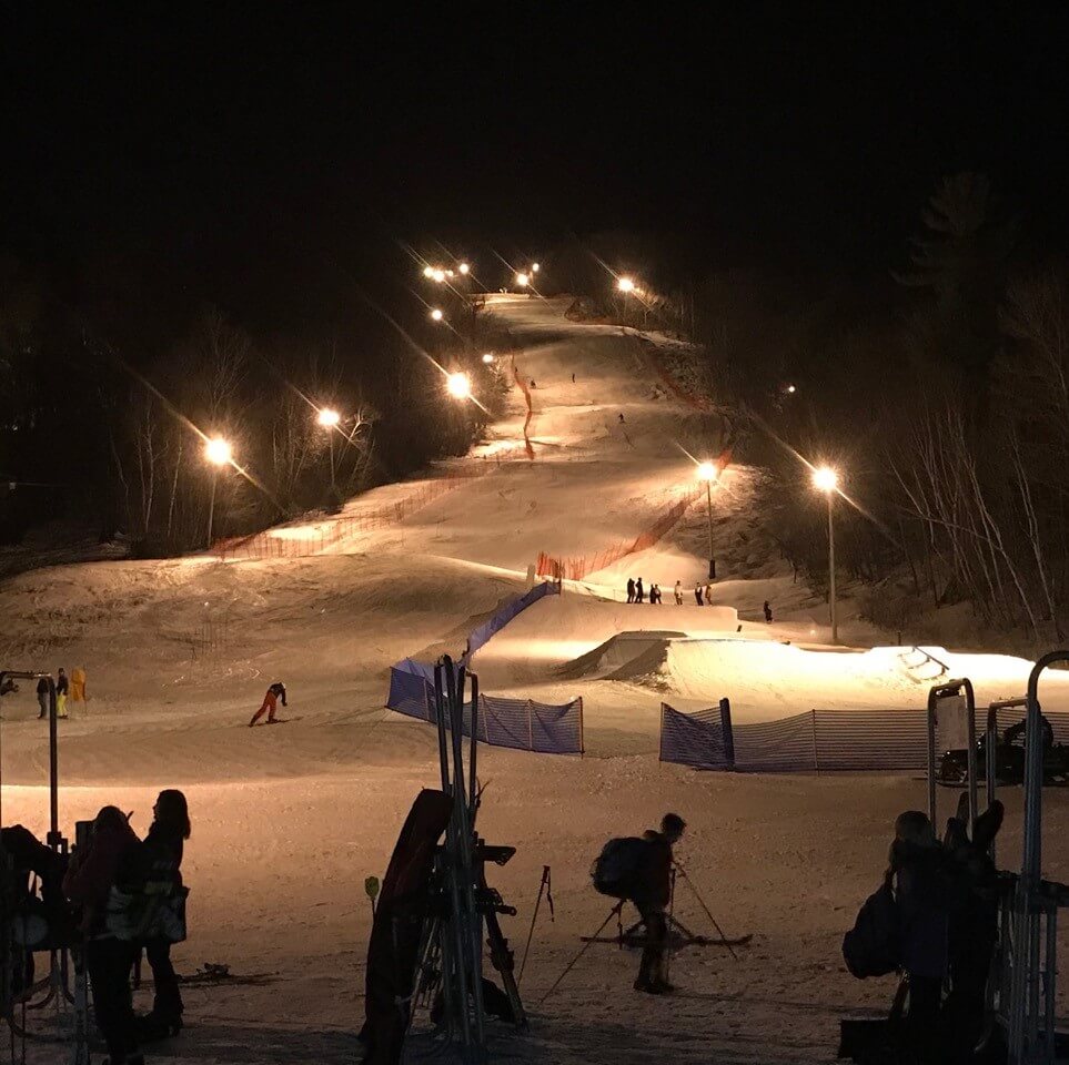 Mt Abram Ski Area Maine night skiing Cheap Ski Resorts