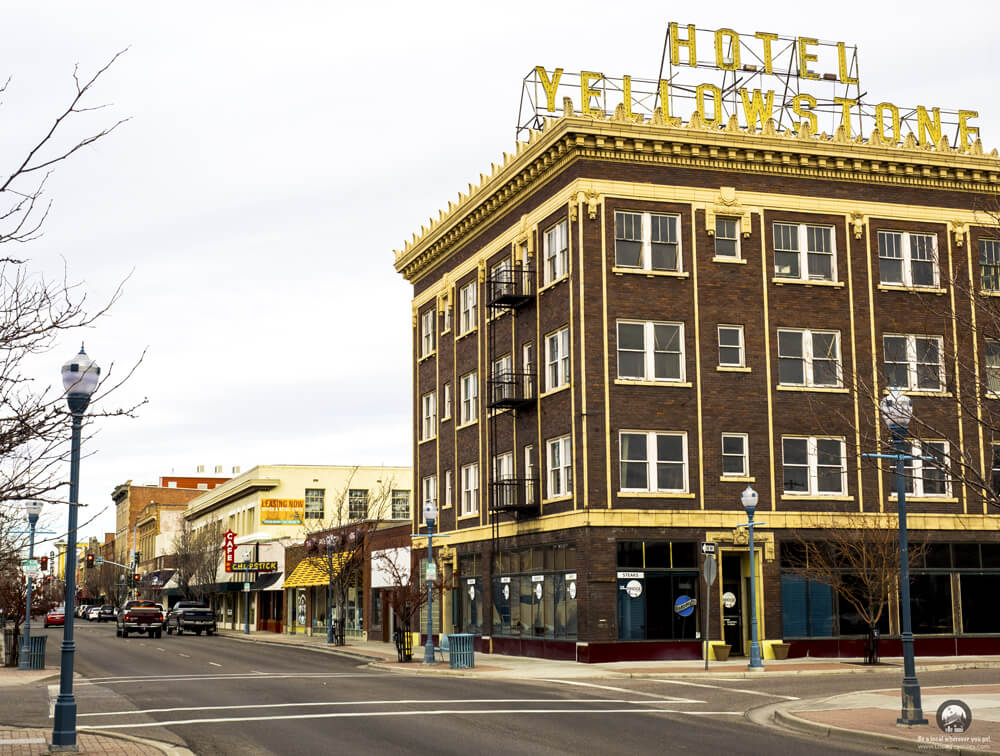 Downtown Pocatello Idaho Hotel Yellowstone