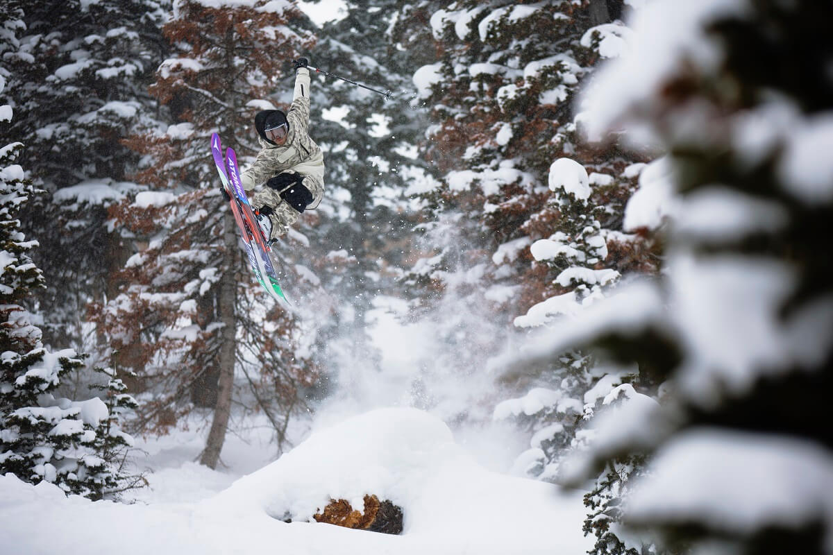 Powder Mountain Skier Jump