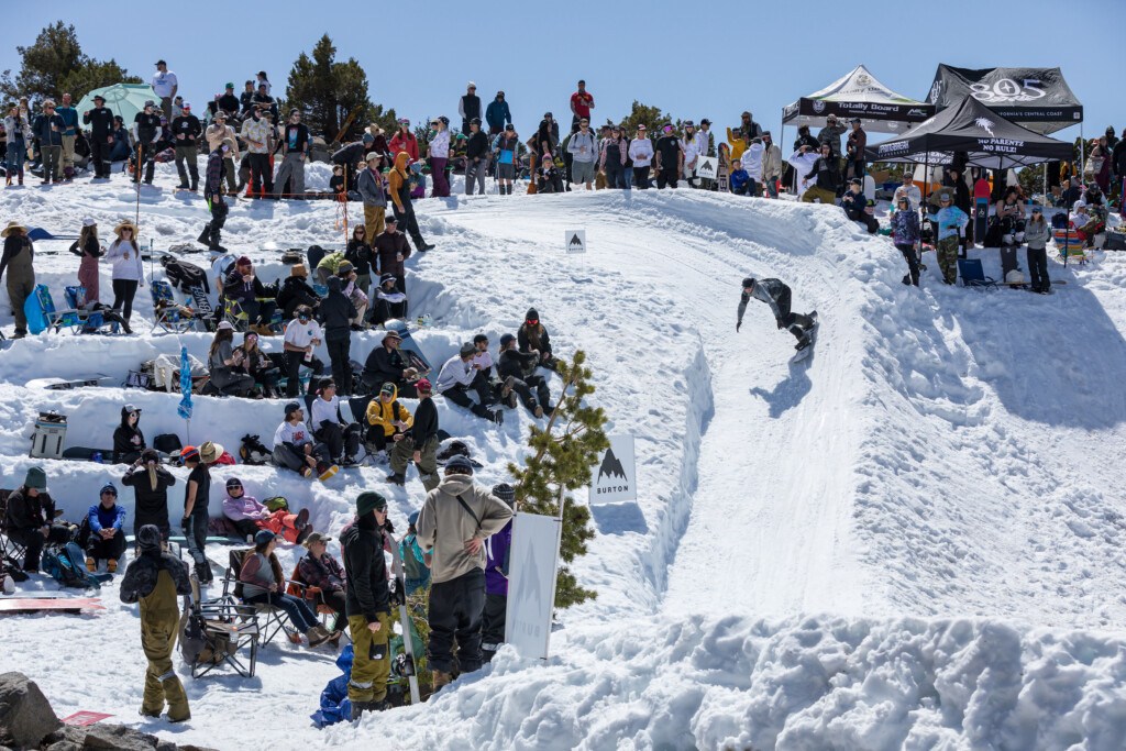 hand dug bank slalom course at Rally for Rocker