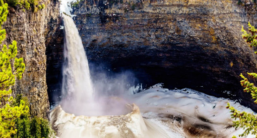 Helmcken Falls in BC Canada is one of the most beautiful waterfalls in the world