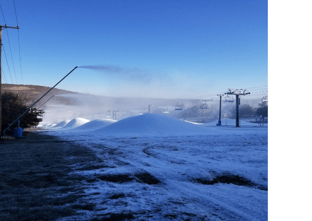 snowmaking at Blue Mountain Resort