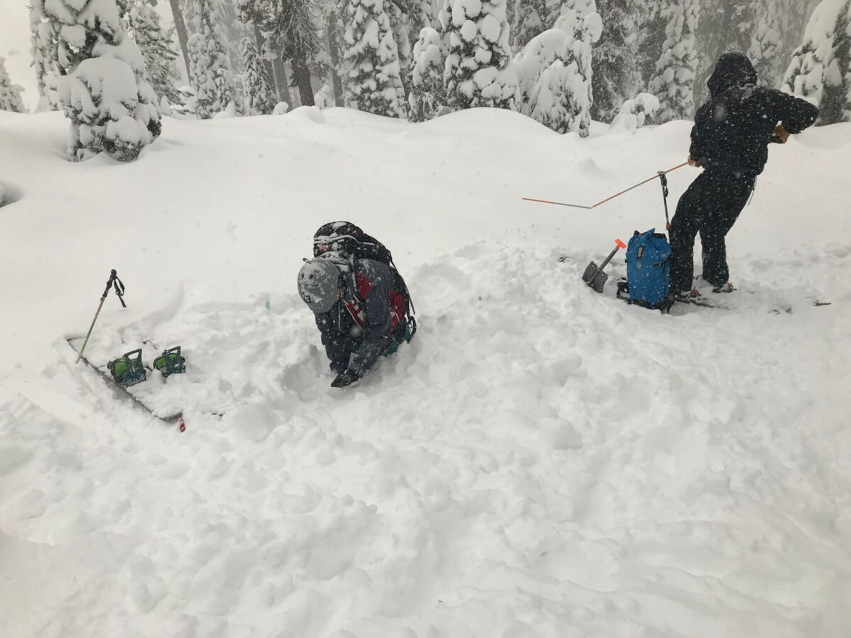 Avalanche Training Lassen National Park Mt Lassen Winter