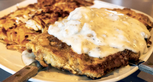 Brooks Hotel Chicken Fried Steak Wallace Idaho