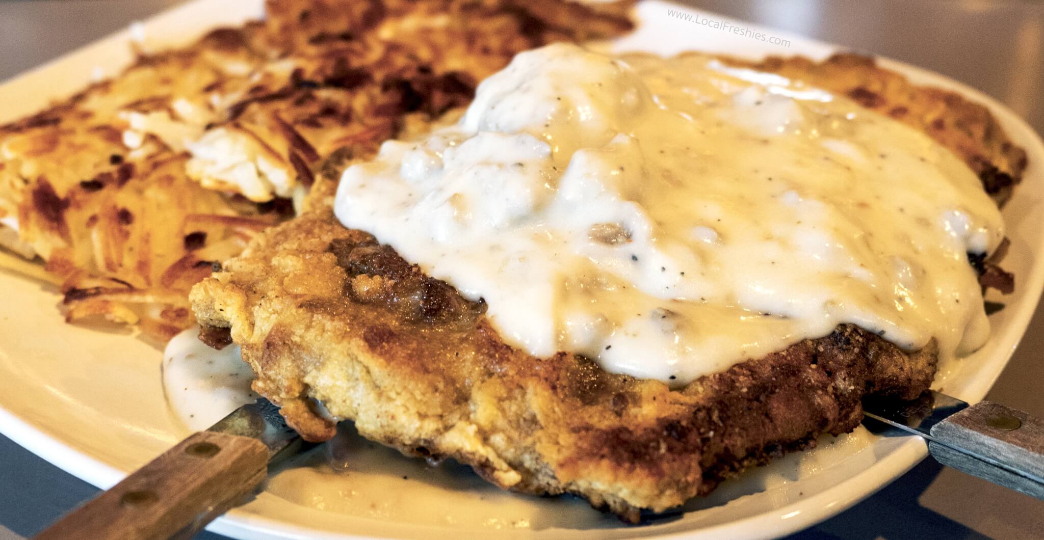 Brooks Hotel Chicken Fried Steak Wallace Idaho