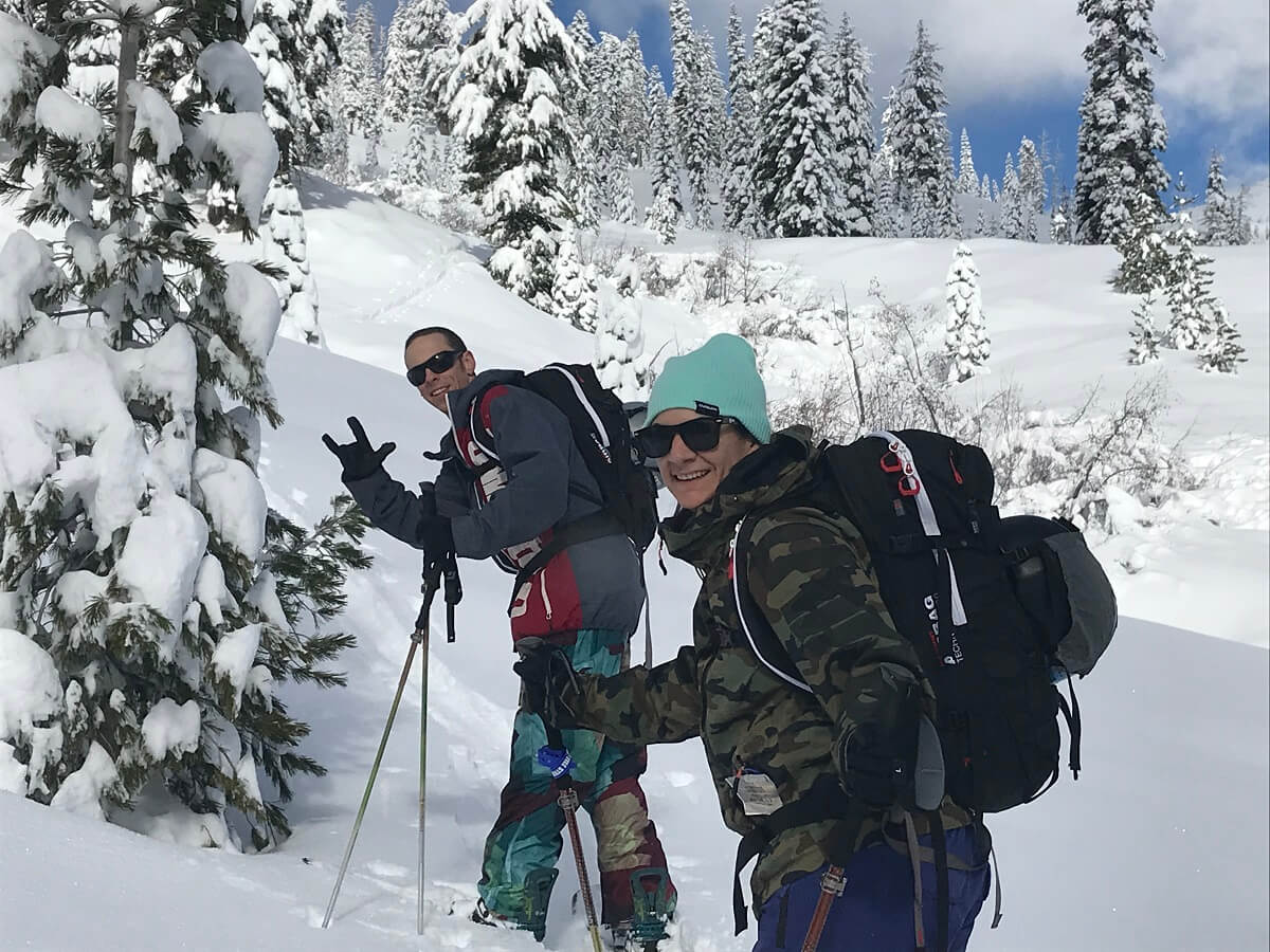 Lassen National Park Backcountry Skiing Splitboarding Skinning Cascade Mountain