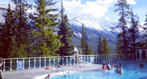 Banff Upper Hot Springs Alberta Canadian Rockies
