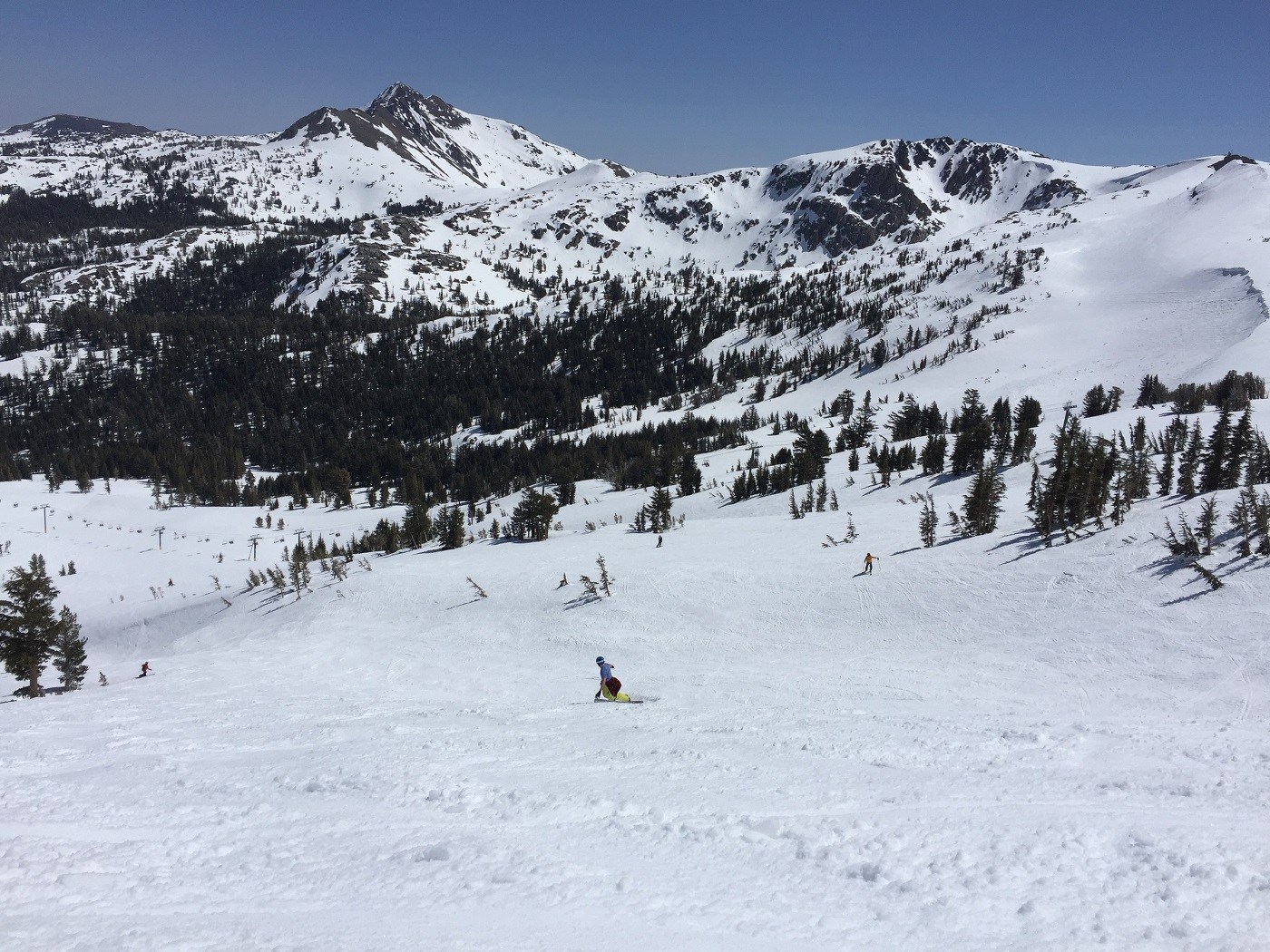 Kirkwood Sunrise Chair Backside spring skiing