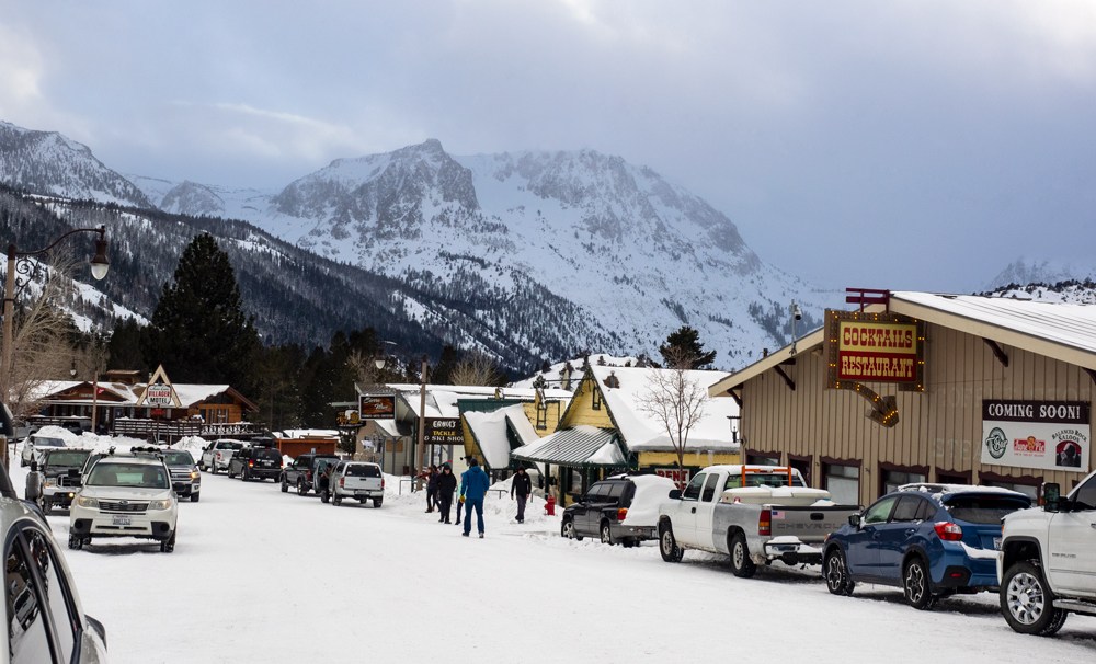 June Lake Winter Eastern Sierra Mono County Winter Ski Town