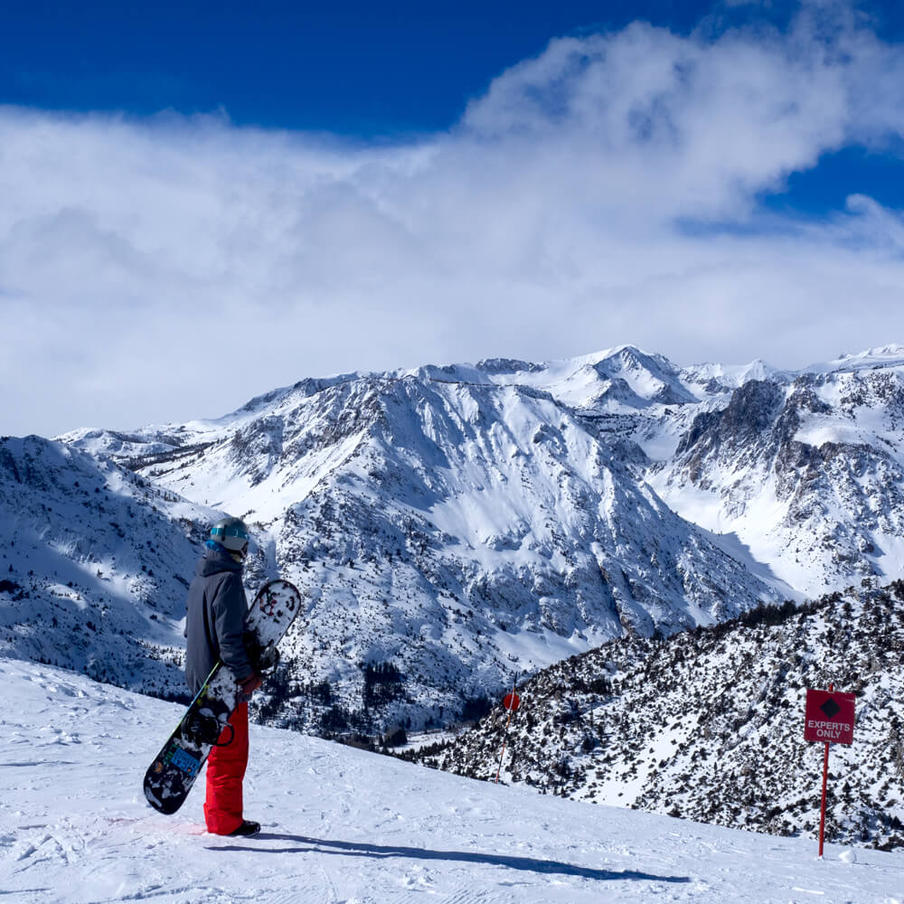 June Mountain Snowboarding Powder Backcountry Winter