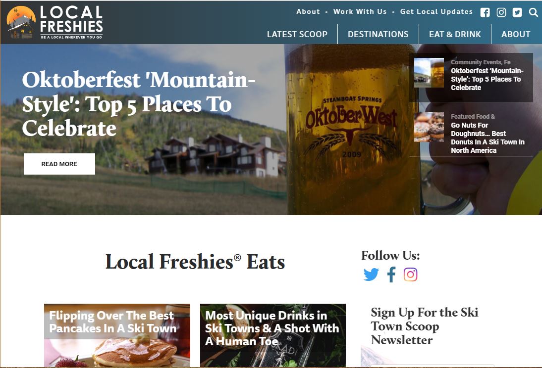 Local Freshies Best Places To Eat Ski Towns