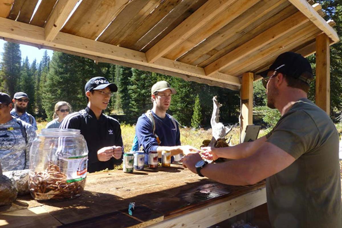 Uplsope Brewing Backcountry Tap Room Colorado Hiking Adventure Free Beer