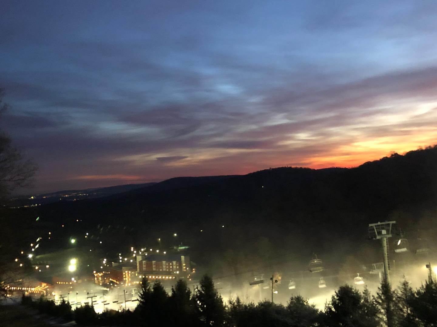 Bear Creek Mountain Resort in Lehigh Valley Pennsylvania Earliest Ski Resort Opening ever