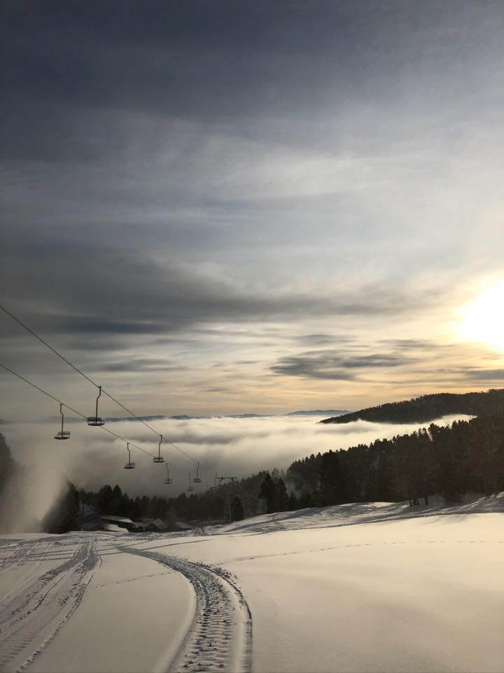 Great Divide Ski Area in Montana snowmaking Earliest Ski Resort Opening ever