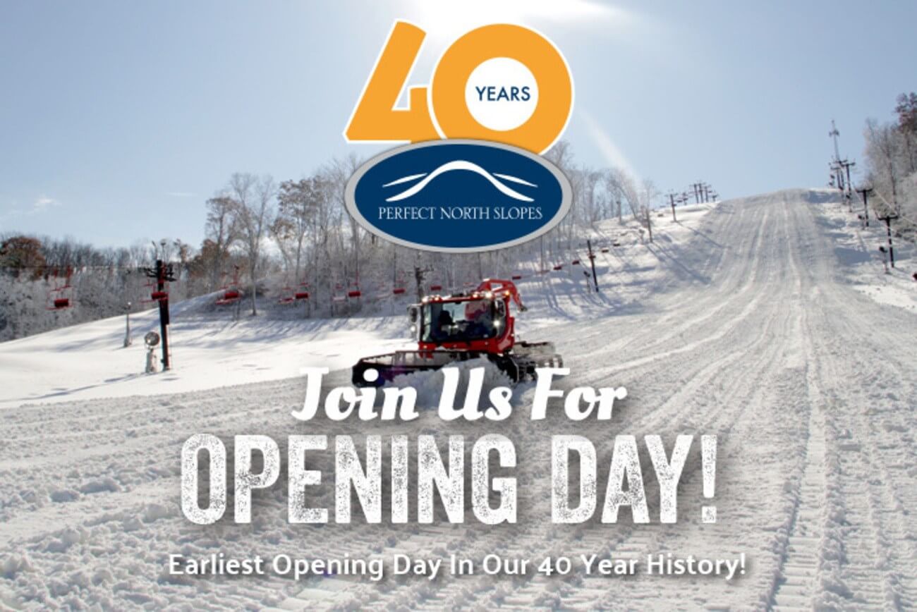 Perfect North Slopes in Cincinnati Ohio Earliest Ski Resort Opening ever