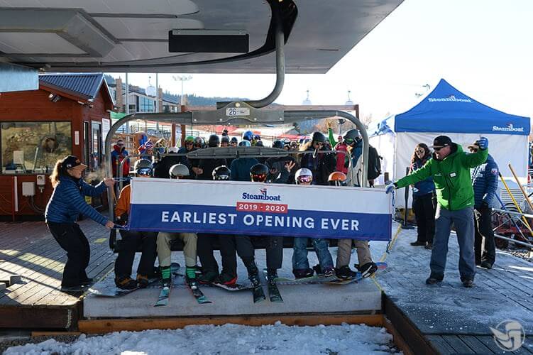 Steamboat Springs in Colorado Earliest Ski Resort Opening ever
