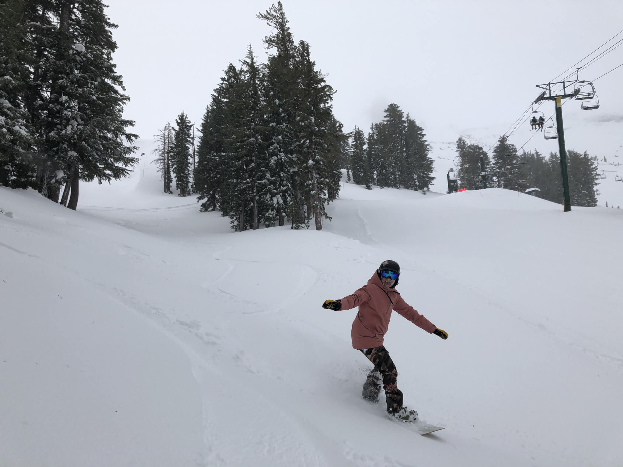 Powder Day at Kirkwood Mountain in December 2019