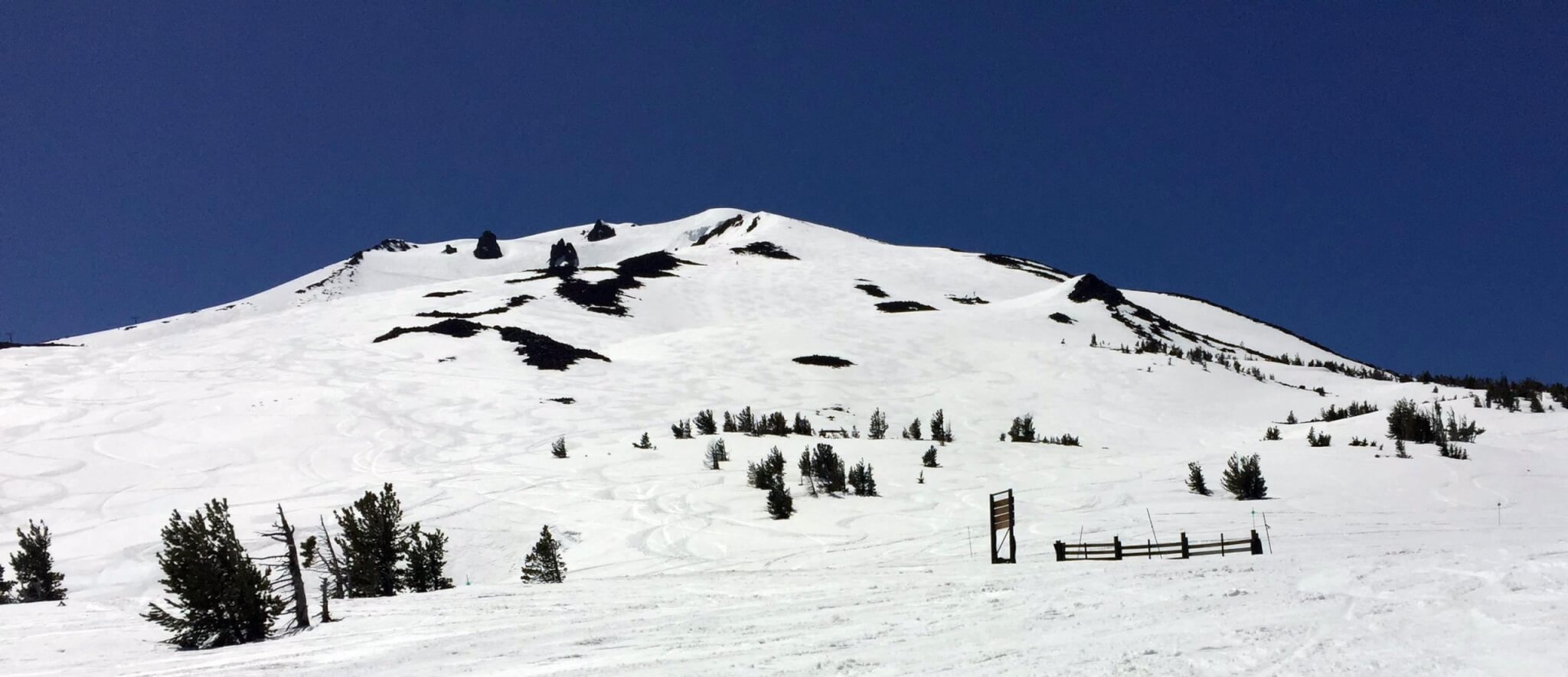 transitional snow at Mt Bachelor in May
