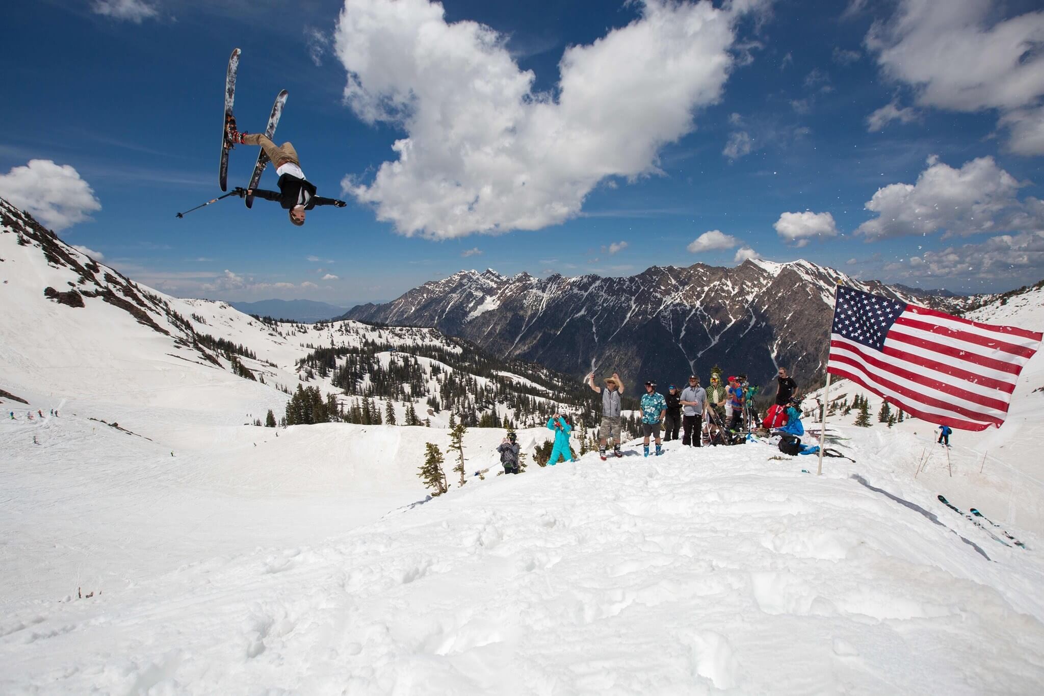 Snowbird Ski area on July 4th