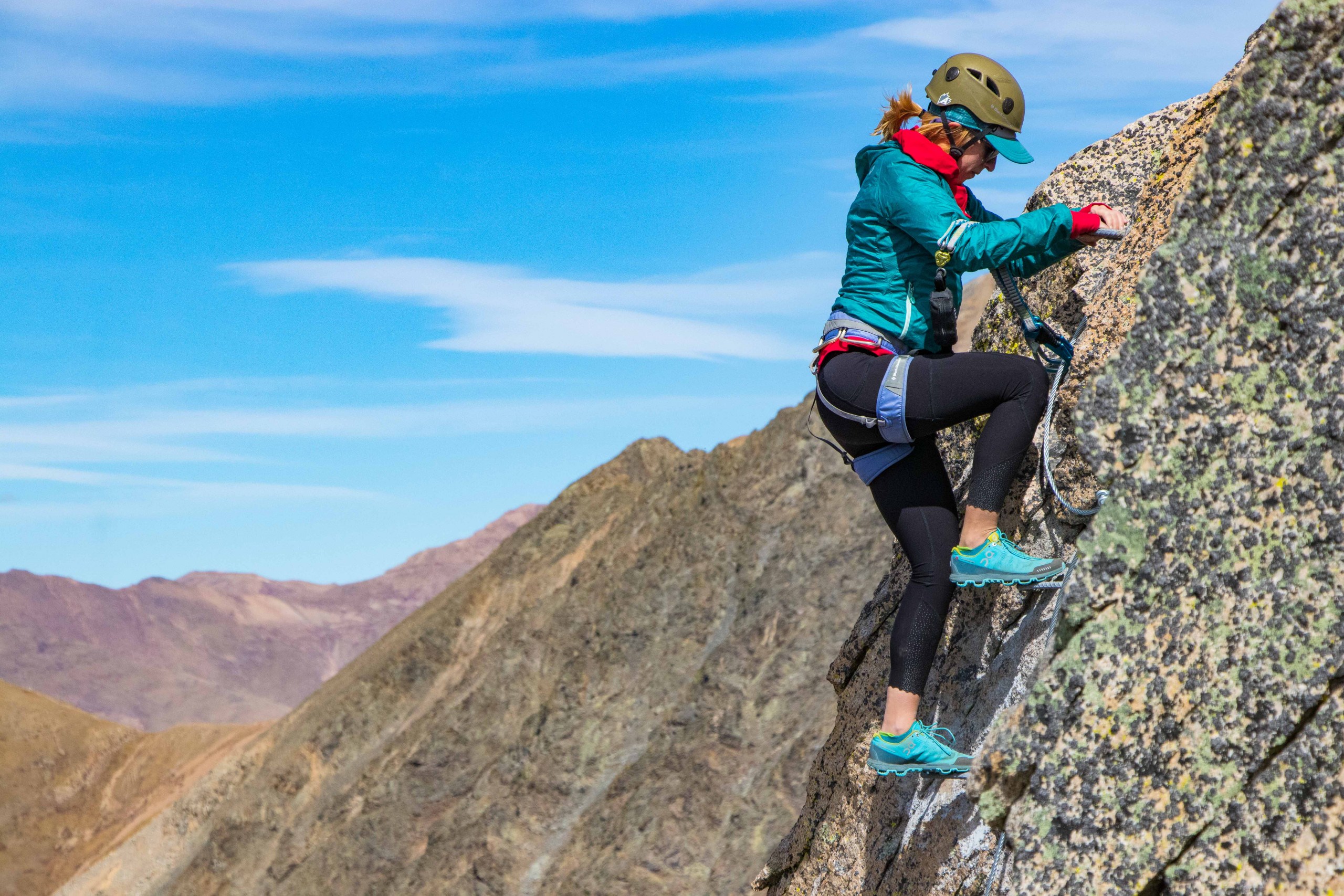 via ferrata at Arapahoe Basin in Colorado the highest in the United States