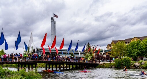 The festive Pole Pedal Paddle in 2016