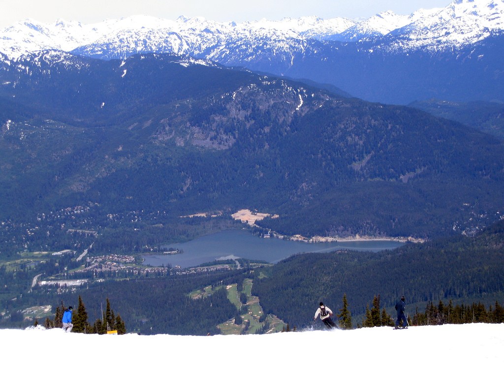 summer skiing at Whistler Blackcomb